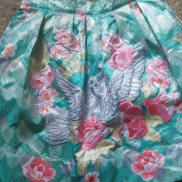 Manoush Embroided spring cocktail skirt size. EU 40.US 8 - Picture 4 of 8